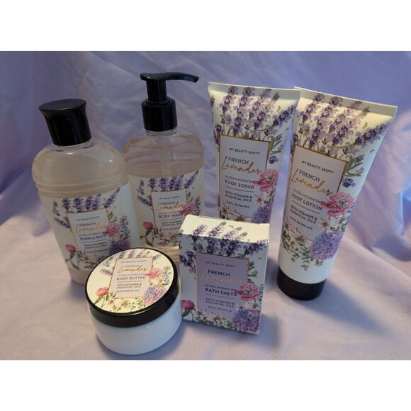 My Beauty Spot French Lavender Ultra Hydrating Bath & Body Gift Set - Picture 1 of 14